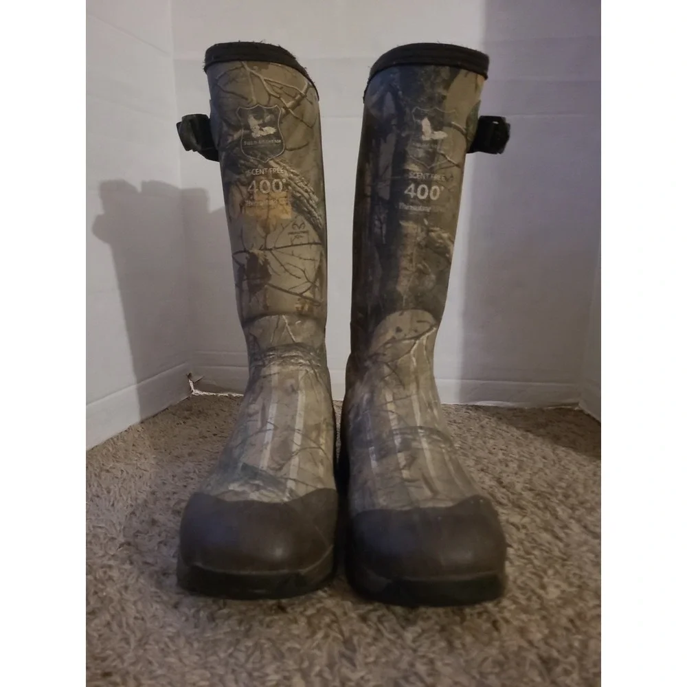 The Field & Stream 400 Thinsulate Scent Free Camo Hunting Boot men's 8